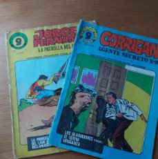 Cómics: LOTE SUPERCOMICS GARBO N.º 7 Y 15 (DE 24). JORGE Y FERNANDO. CORRIGAN. GRAPA. AÑO 1976. GARBO.