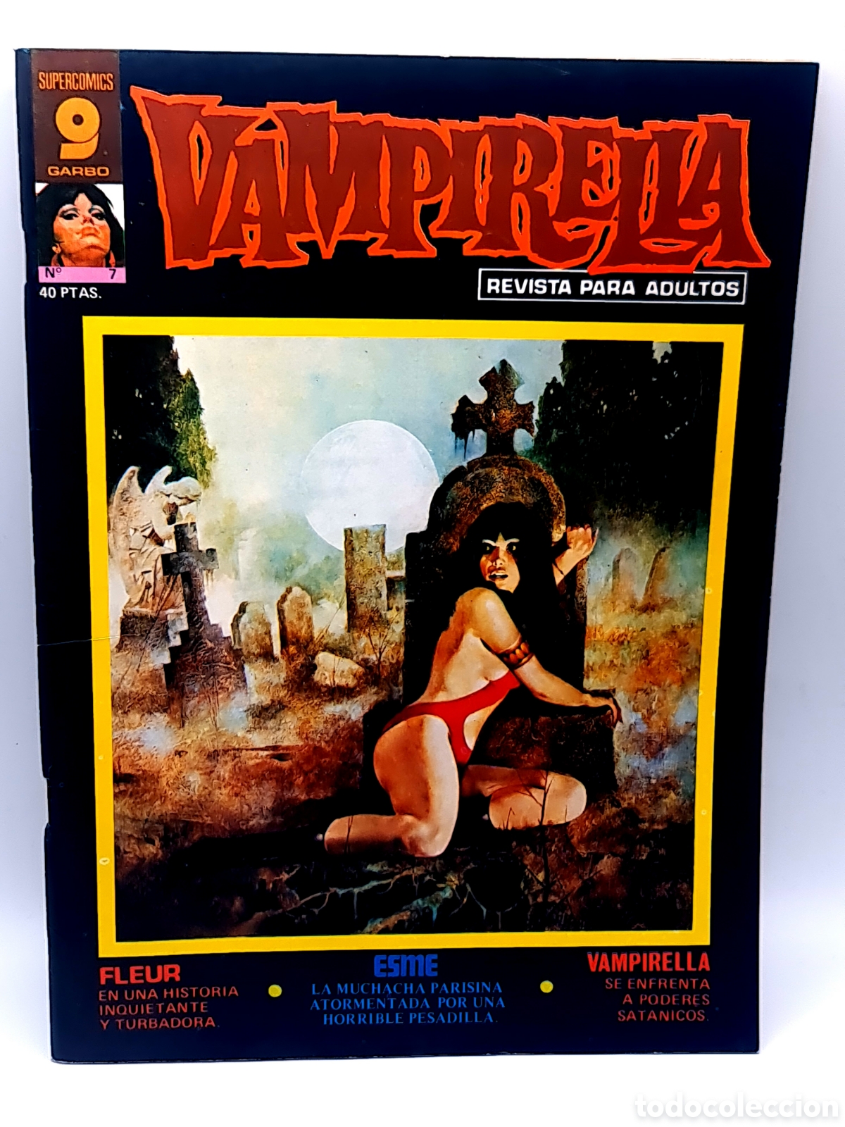 C&oacute;mics: EXCELENTE ESTADO VAMPIRELLA 7 GARBO COMICS GRAPA - Foto 1