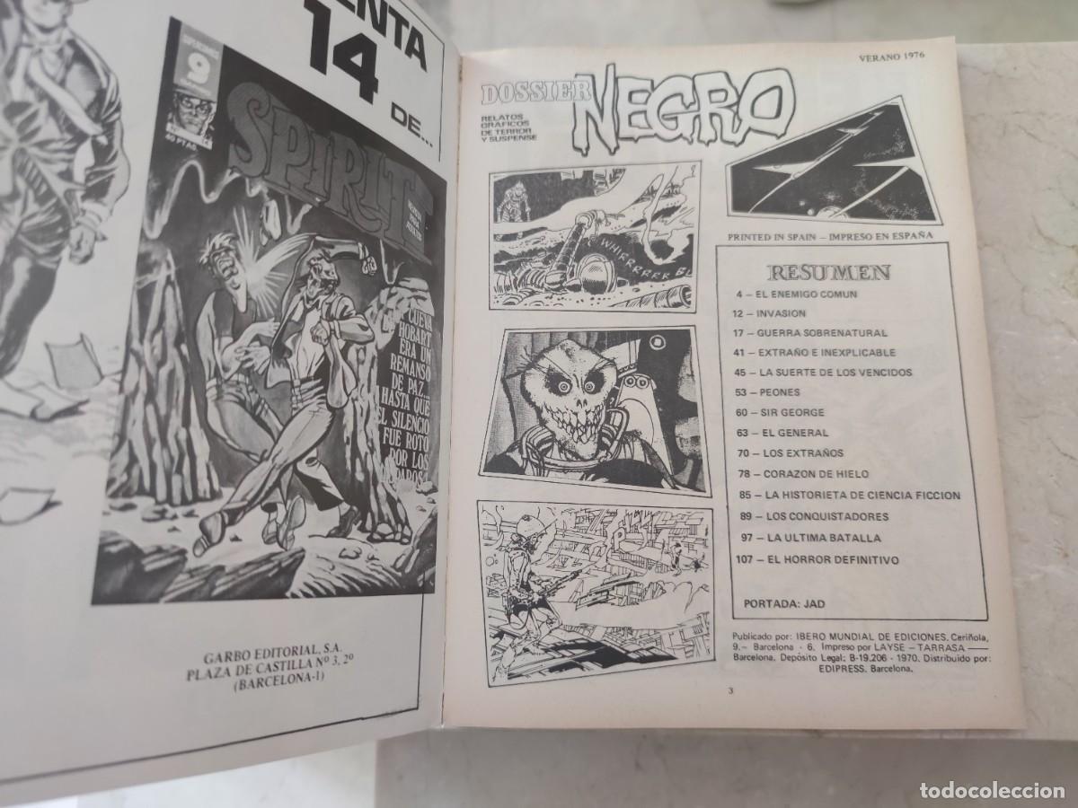 C&oacute;mics: DOSSIER NEGRO EXTRA SCI-FI (1976) BUEN ESTADO - Foto 2