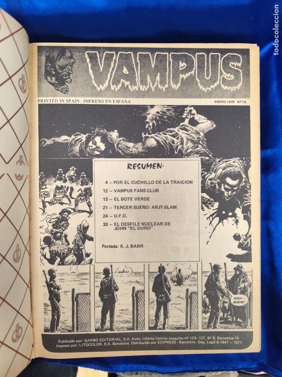 C&oacute;mics: VAMPUS RETAPADO CONTIENE LOS Numeros del 71 al 77 - Foto 3