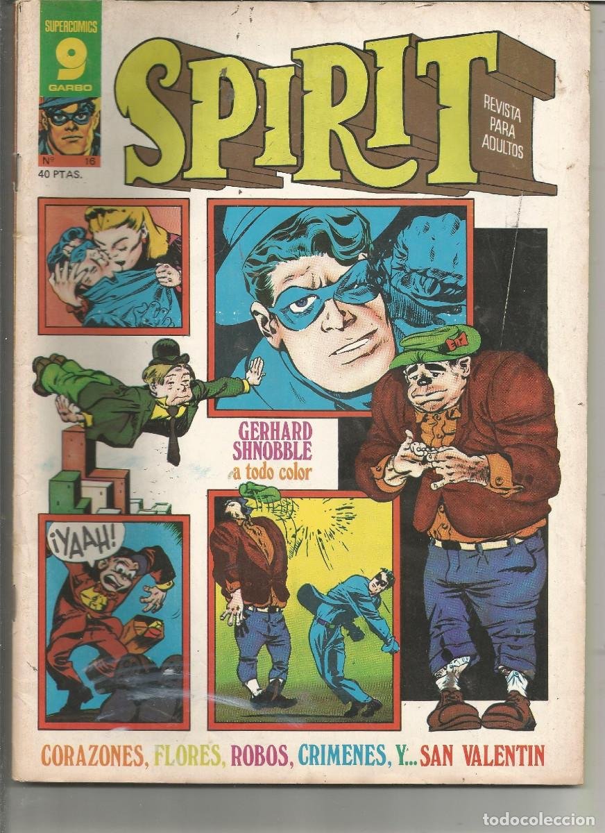 Lote 504391247: SPIRIT SUPERCOMICS GARBO Nº 16 GARBO EDITORIAL,