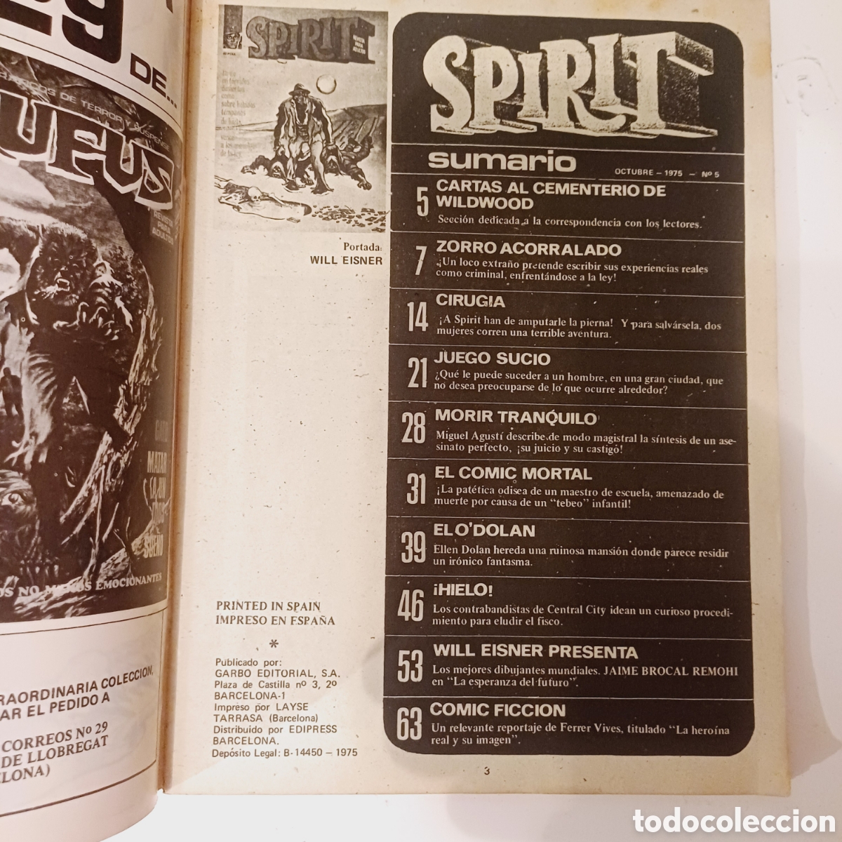 C&oacute;mics: Comic SPIRIT Super c&oacute;mics Garbo N&deg; 5 - Foto 3