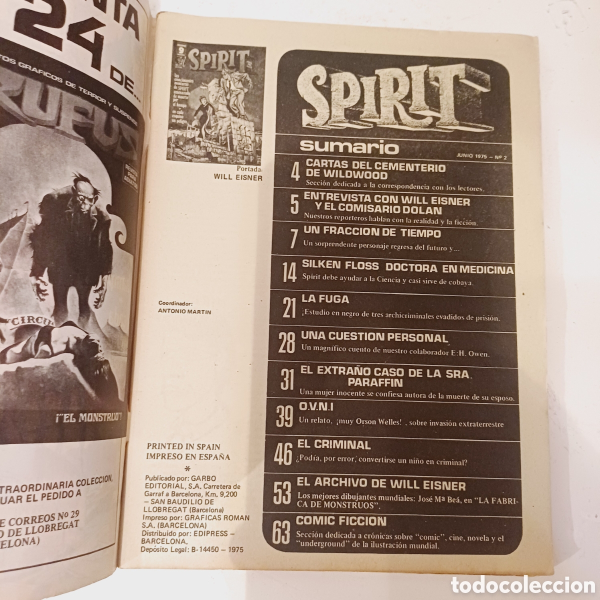 C&oacute;mics: Comic SPIRIT Super c&oacute;mics Garbo N&deg; 2 - Foto 3
