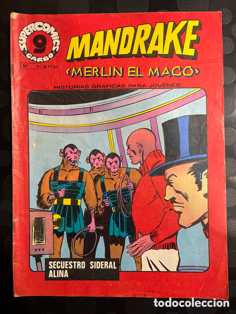 Cómics: SUPERCOMICS GARBO N.11 MANDRAKE : MERLIN EL MAGO ( 1976/1977 )