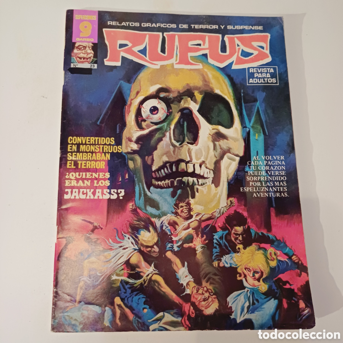 C&oacute;mics: Comic de terror RUFUS N&ordm; 23 - Ed. GARBO - Abril 1975 - Foto 1