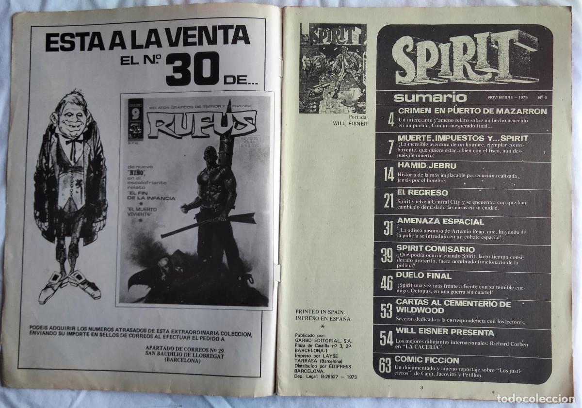 C&oacute;mics: Spirit n&ordm; 6 - Will Eisner - Ed Garbo 1973 - Foto 2