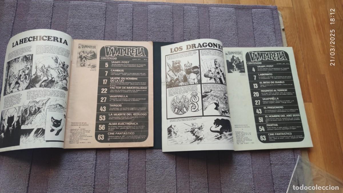 C&oacute;mics: VAMPIRELLA N&Uacute;MEROS 9 Y 11. Normal estado. - Foto 3