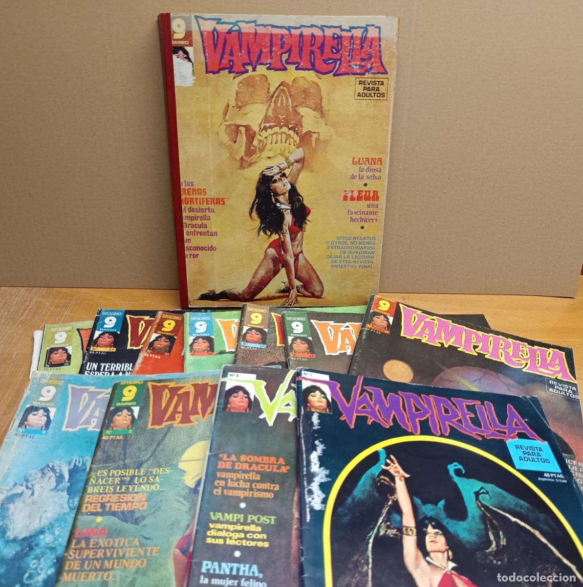 C&oacute;mics: VAMPIRELLA. LOTE DE 17 N&Uacute;MEROS. GARBO 1974. - Foto 2