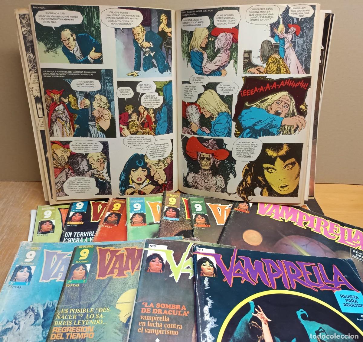 C&oacute;mics: VAMPIRELLA. LOTE DE 17 N&Uacute;MEROS. GARBO 1974. - Foto 3