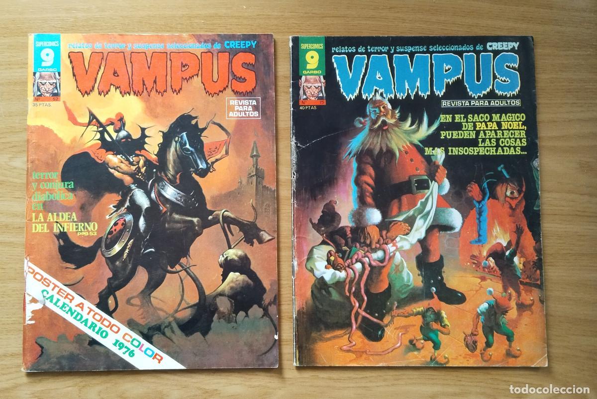 C&oacute;mics: VAMPUS 52 Y 75- EDITORIAL GARBO- GRAPA, 1973 - Foto 1