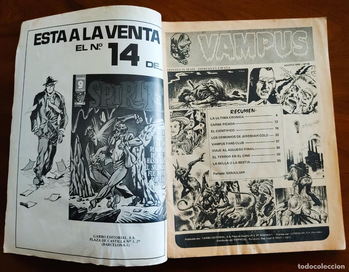 C&oacute;mics: VAMPUS N&ordm; 60 - GARBO EDITORIAL, 1973 - Foto 3
