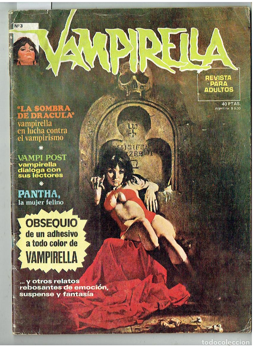 C&oacute;mics: VAMPIRELLA. N&ordm; 3. LA SOMBRA DE DR&Aacute;CULA. GARBO, EDITORIAL, 1973. (