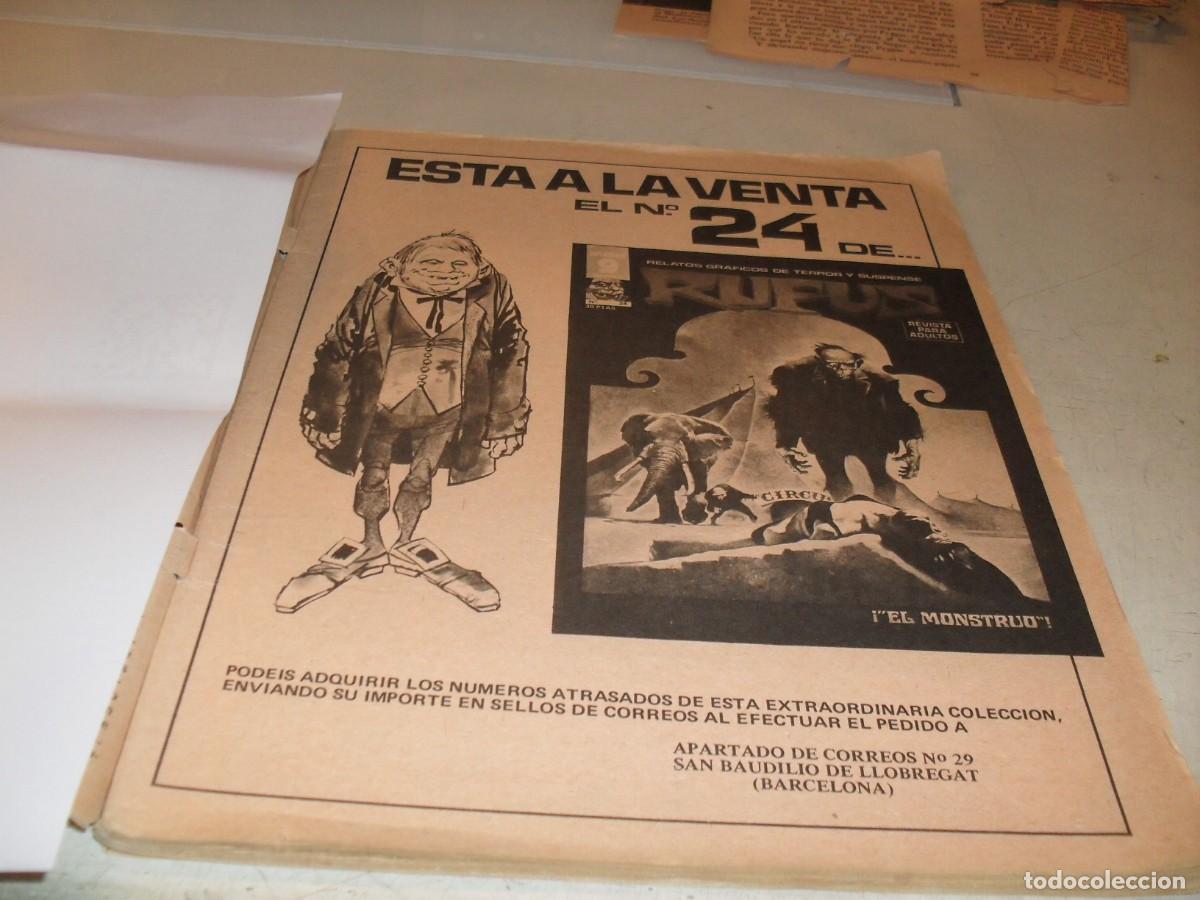 Fumetti: BELLA LAMINA CON PUBLCIDAD DE VAMPUS Y DE RUFUS,(REF 134).GARBO,1975