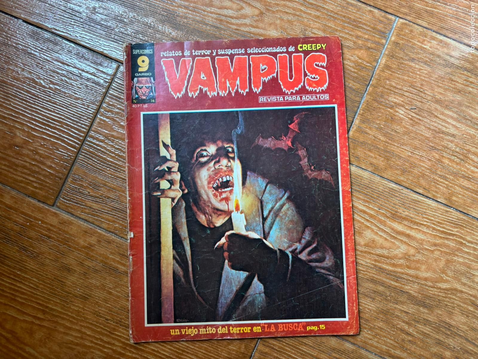 C&oacute;mics: VAMPUS N&ordm; 74 EDITORIAL GARBO SIN EL POSTER
