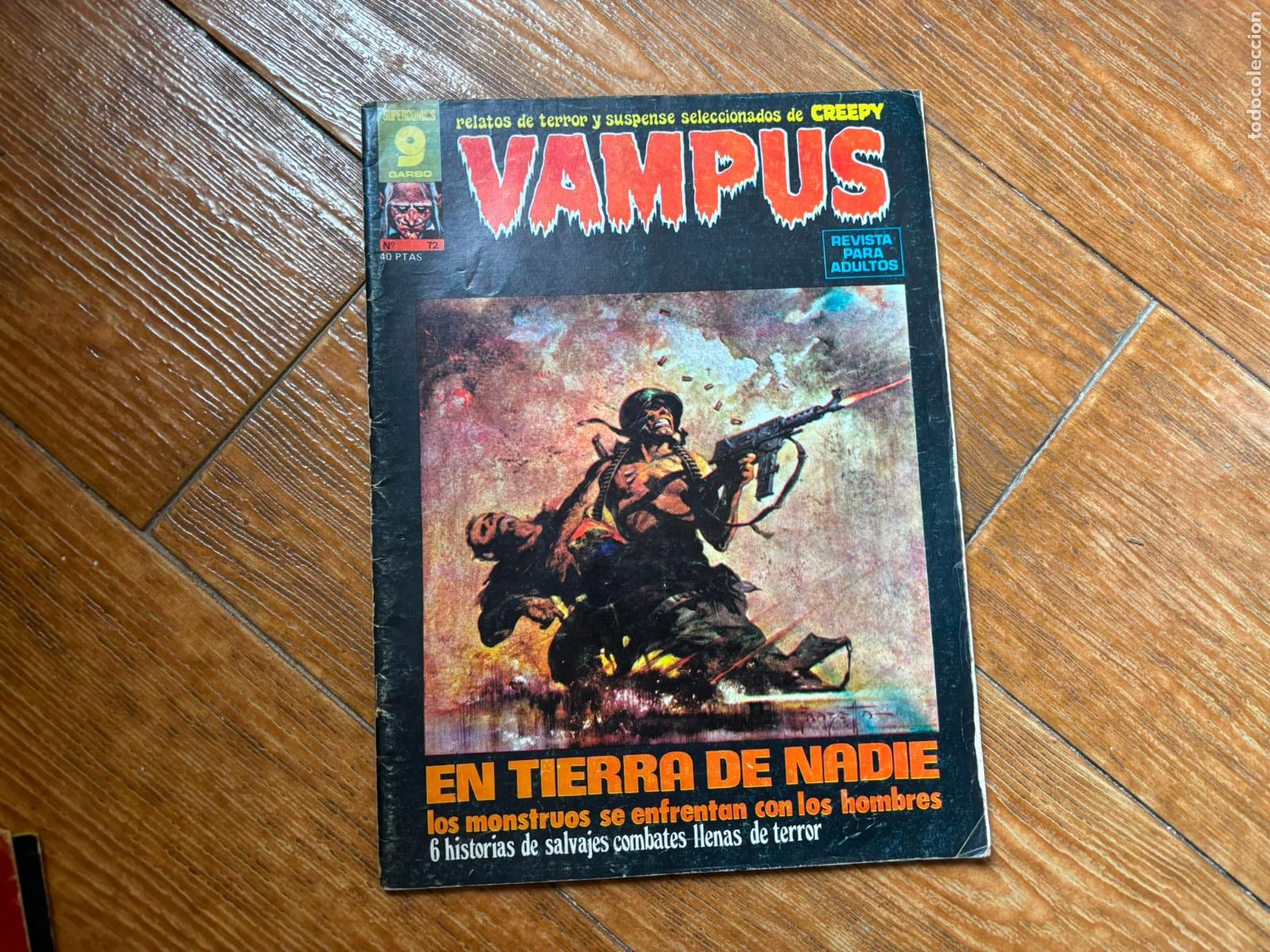 C&oacute;mics: VAMPUS N&ordm; 72 EDITORIAL GARBO SIN EL POSTER