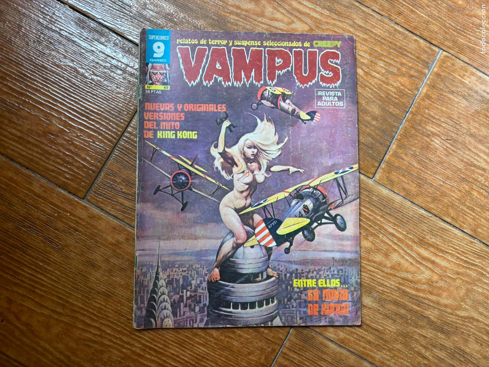 C&oacute;mics: VAMPUS N&ordm; 69 EDITORIAL GARBO SIN EL POSTER
