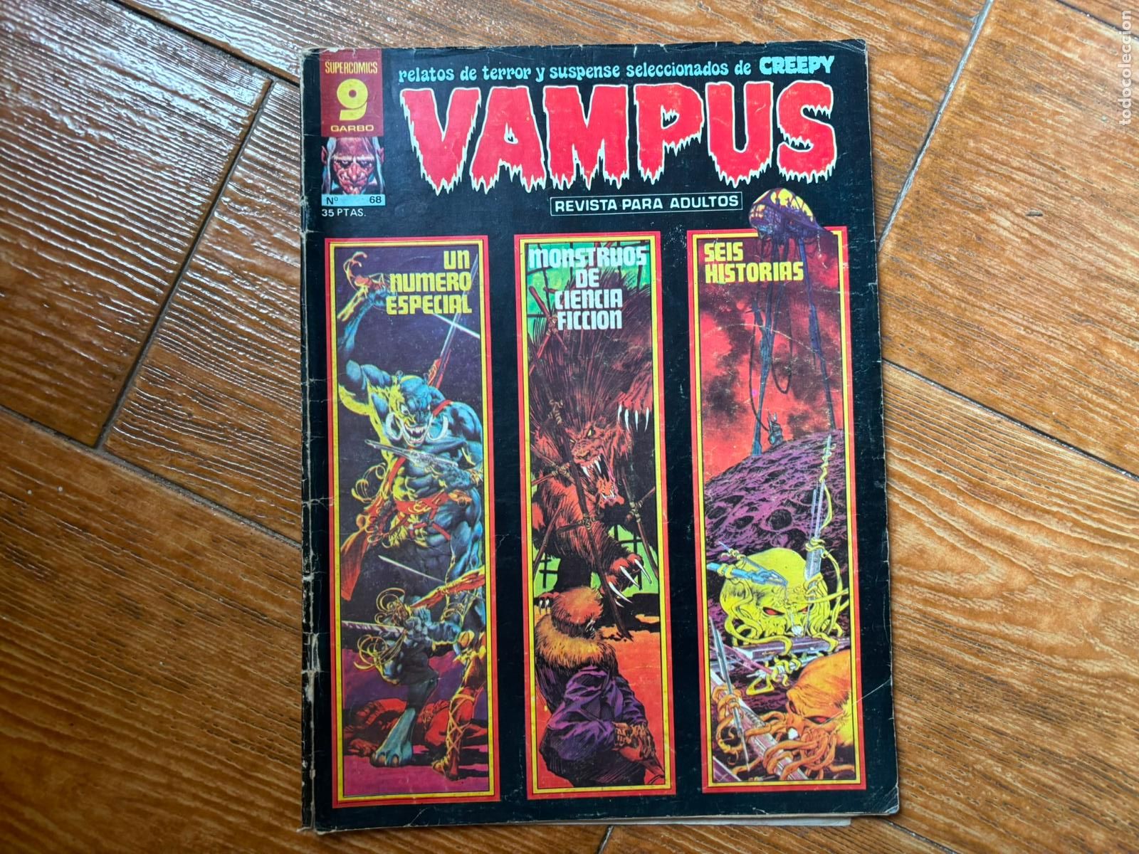 C&oacute;mics: VAMPUS N&ordm; 68 EDITORIAL GARBO SIN EL POSTER