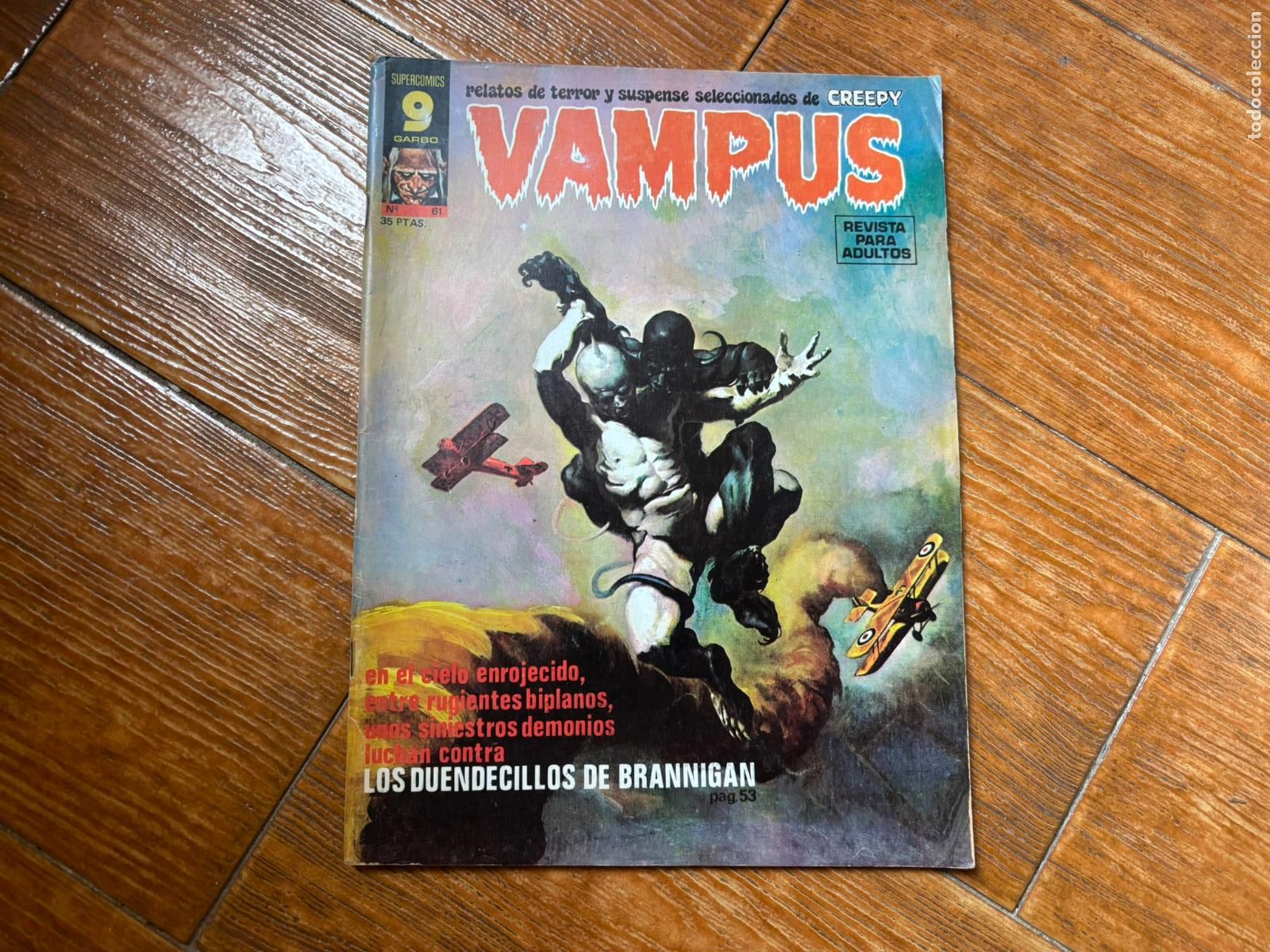 C&oacute;mics: VAMPUS N&ordm; 61 EDITORIAL GARBO SIN EL POSTER