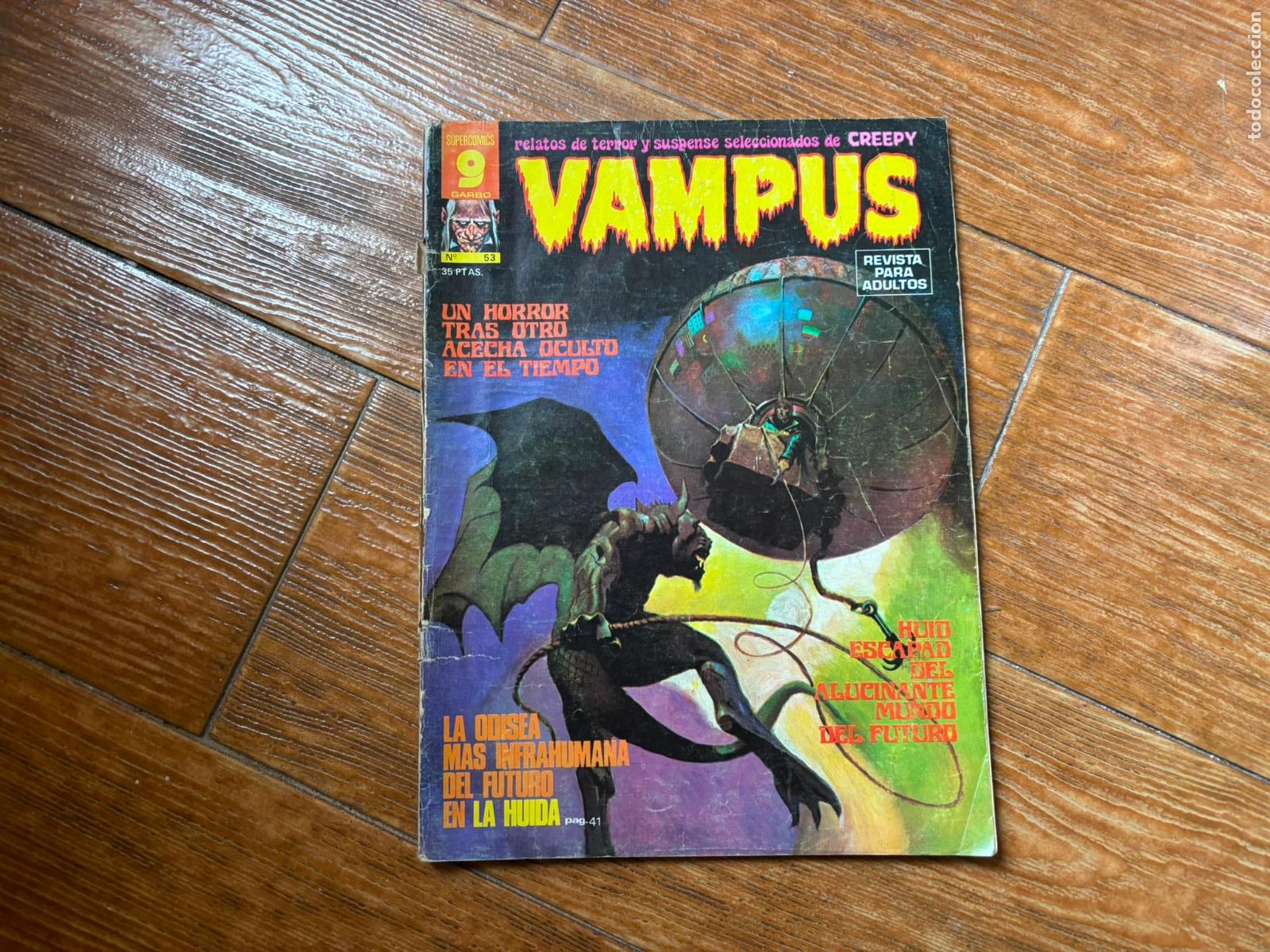 C&oacute;mics: VAMPUS N&ordm; 53 EDITORIAL GARBO SIN EL POSTER