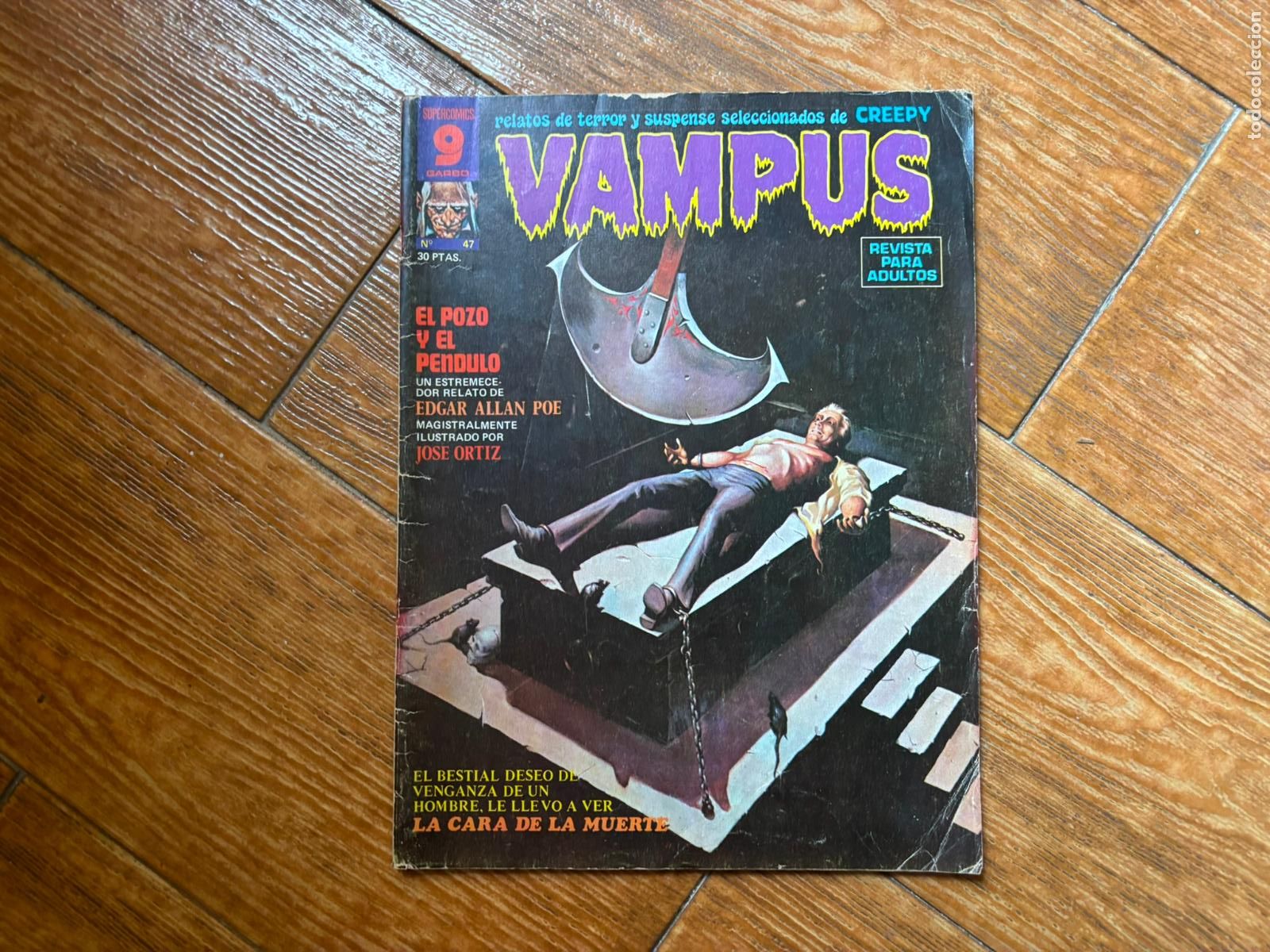 C&oacute;mics: VAMPUS N&ordm; 47 EDITORIAL GARBO SIN EL POSTER