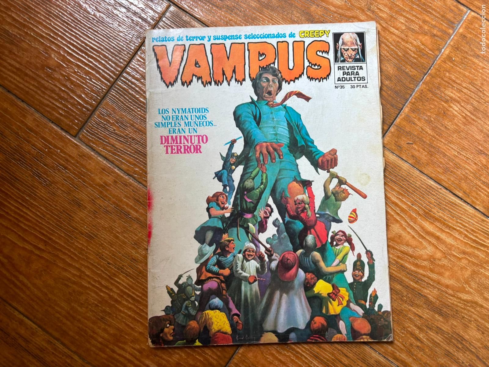 C&oacute;mics: VAMPUS N&ordm; 35 EDITORIAL GARBO SIN EL POSTER