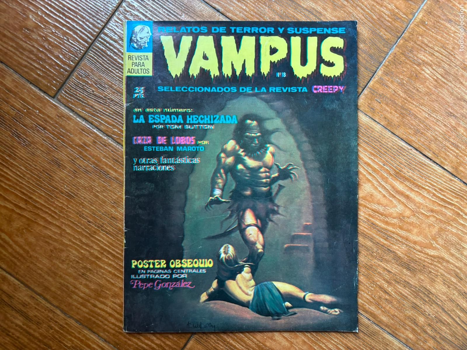 C&oacute;mics: VAMPUS N&ordm; 18 EDITORIAL GARBO SIN EL POSTER