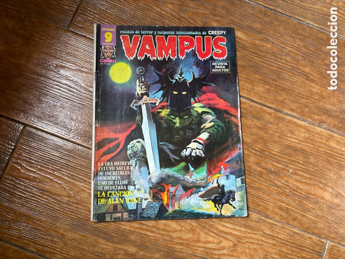 C&oacute;mics: VAMPUS N&ordm; 48 EDITORIAL GARBO SIN EL POSTER