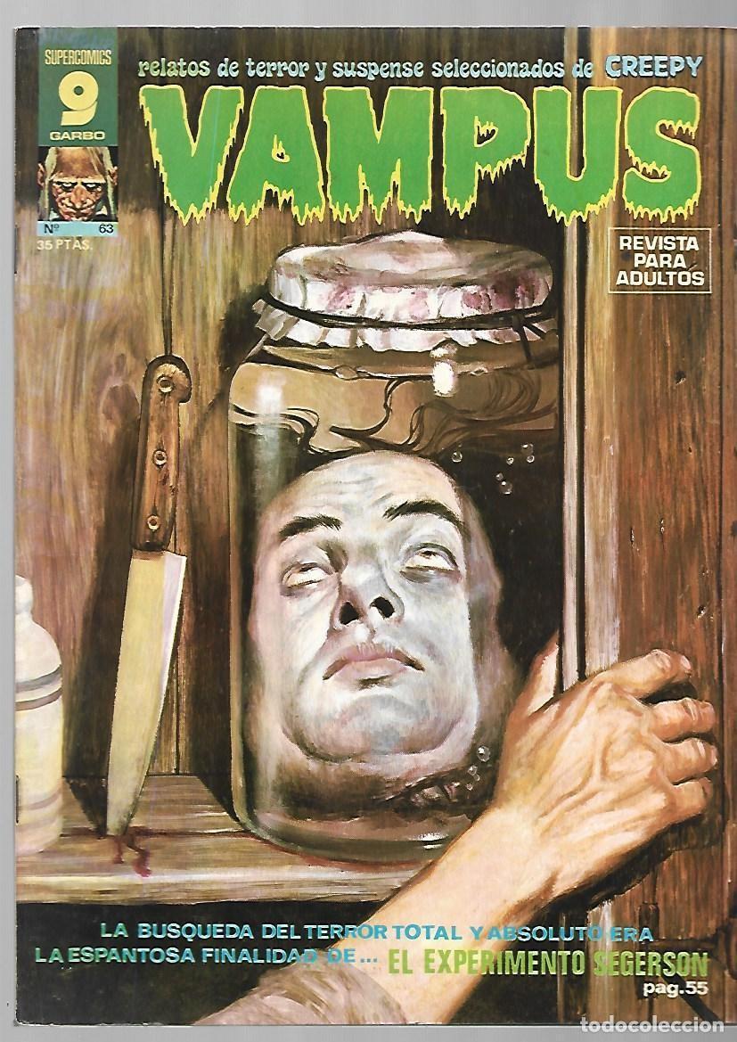 C&oacute;mics: Vampus, 63, 1973, Garbo, buen estado