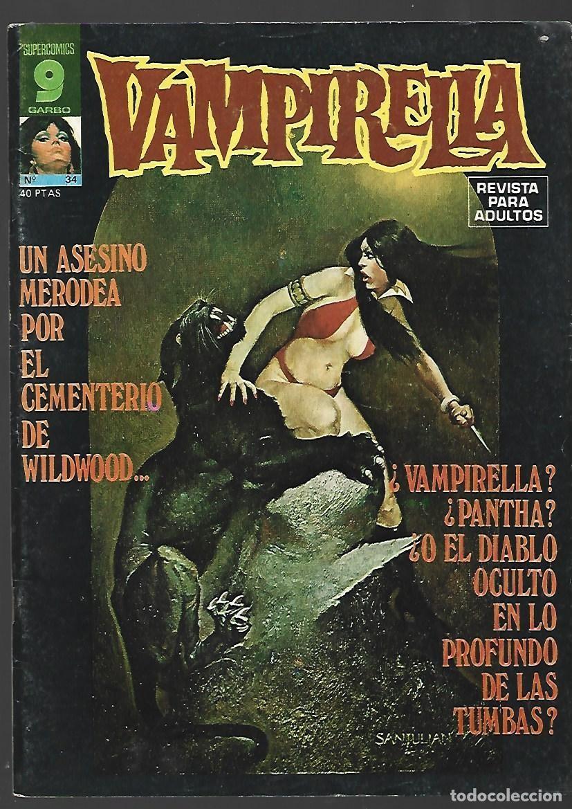 C&oacute;mics: Vampirella, 34, 1977, Garbo, muy buen estado