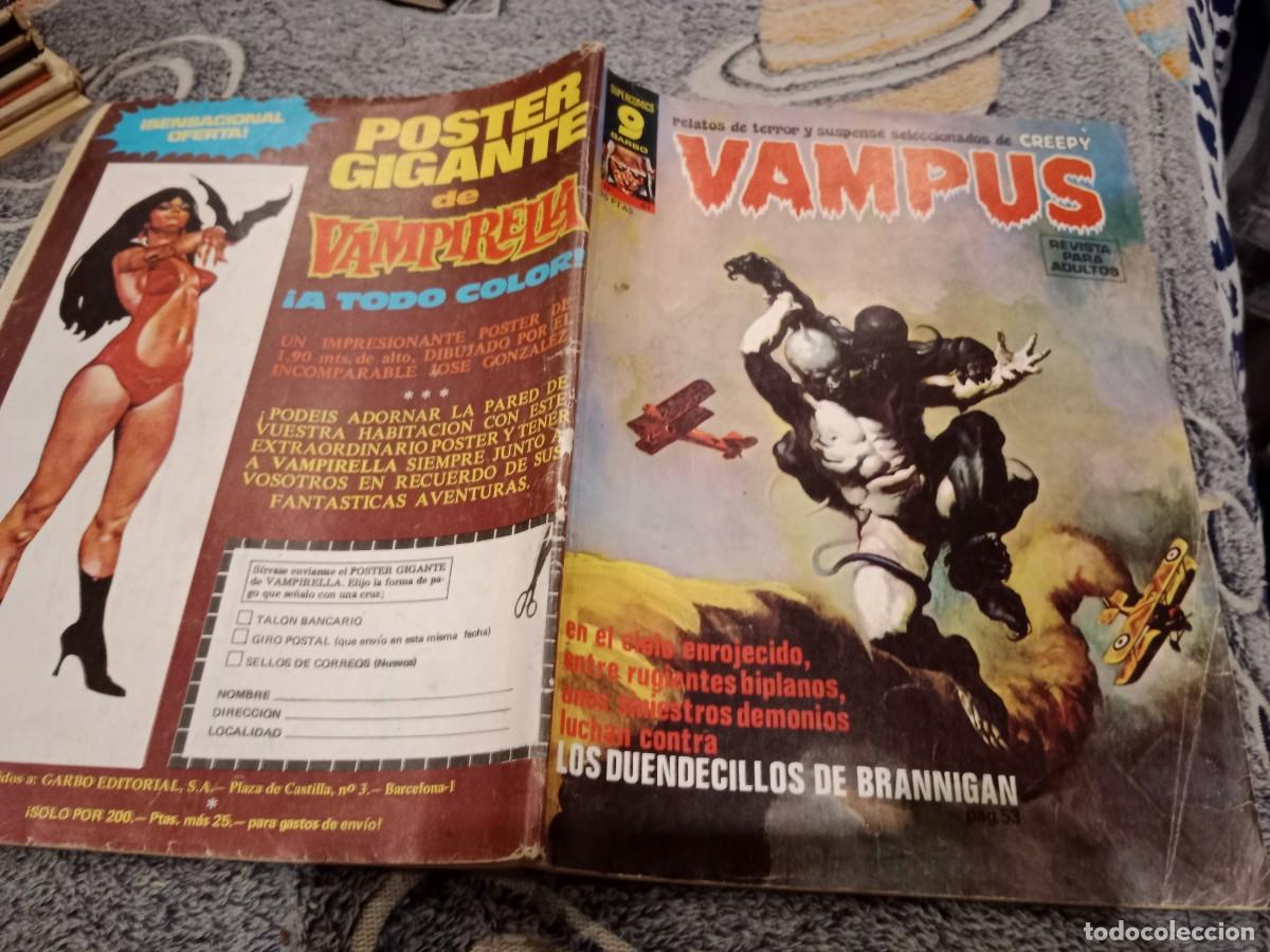 C&oacute;mics: VAMPUS N&ordm; 61 RELATOS DE TERROR Y SUSPENSE - ED.GARBO 1976 - SIN POSTER