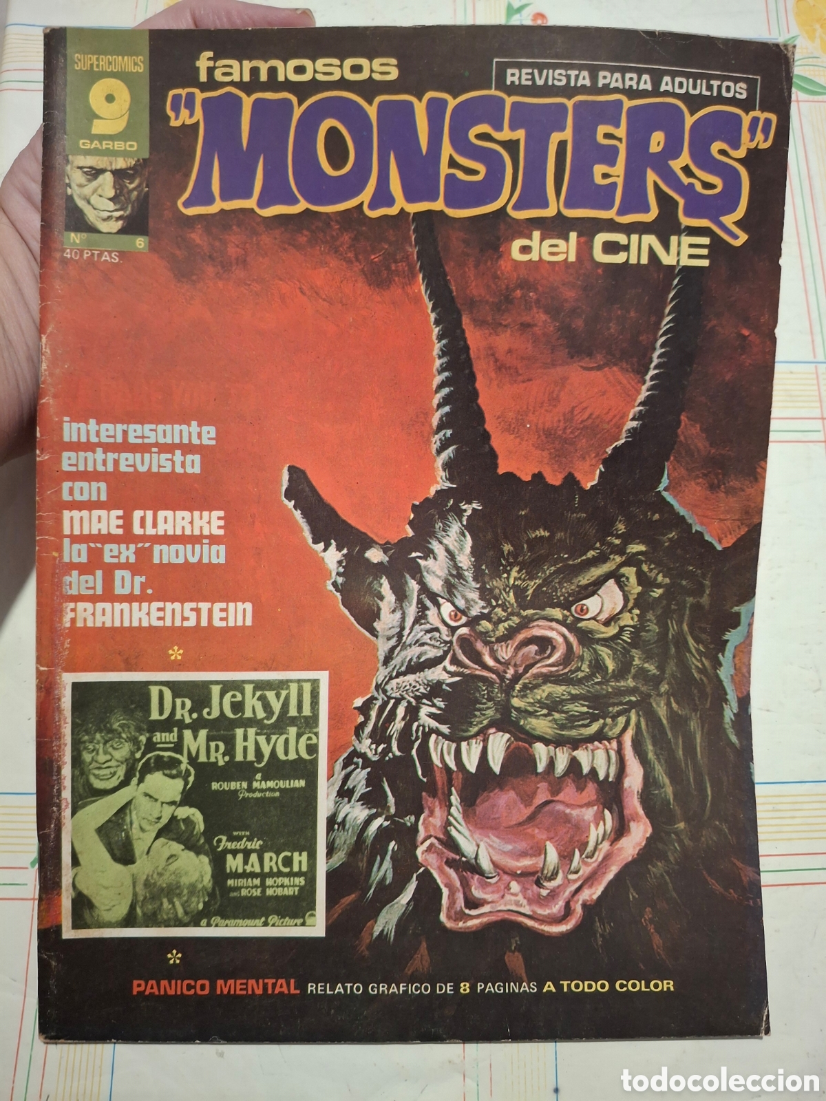 Comics: Revista - Famosos monsters del cine 6 - Frankenstein, Jeckyll y Hyde, Corben