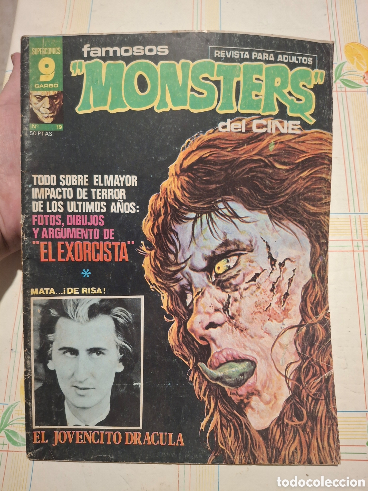 Comics: Revista - Famosos monsters del cine 19 - El exorcista, Dracula, Corben