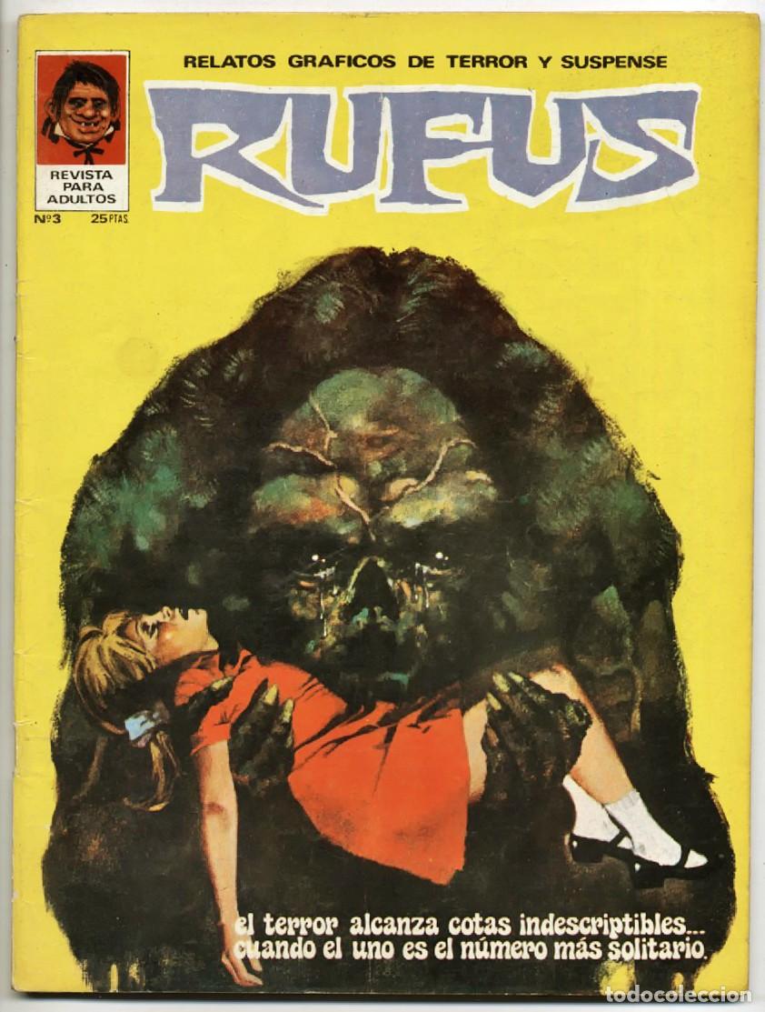 C&oacute;mics: RUFUS N&ordm; 3 RELATOS GRAFICOS DE TERROR Y SUSPENSE GARBO 1973 BUEN ESTADO