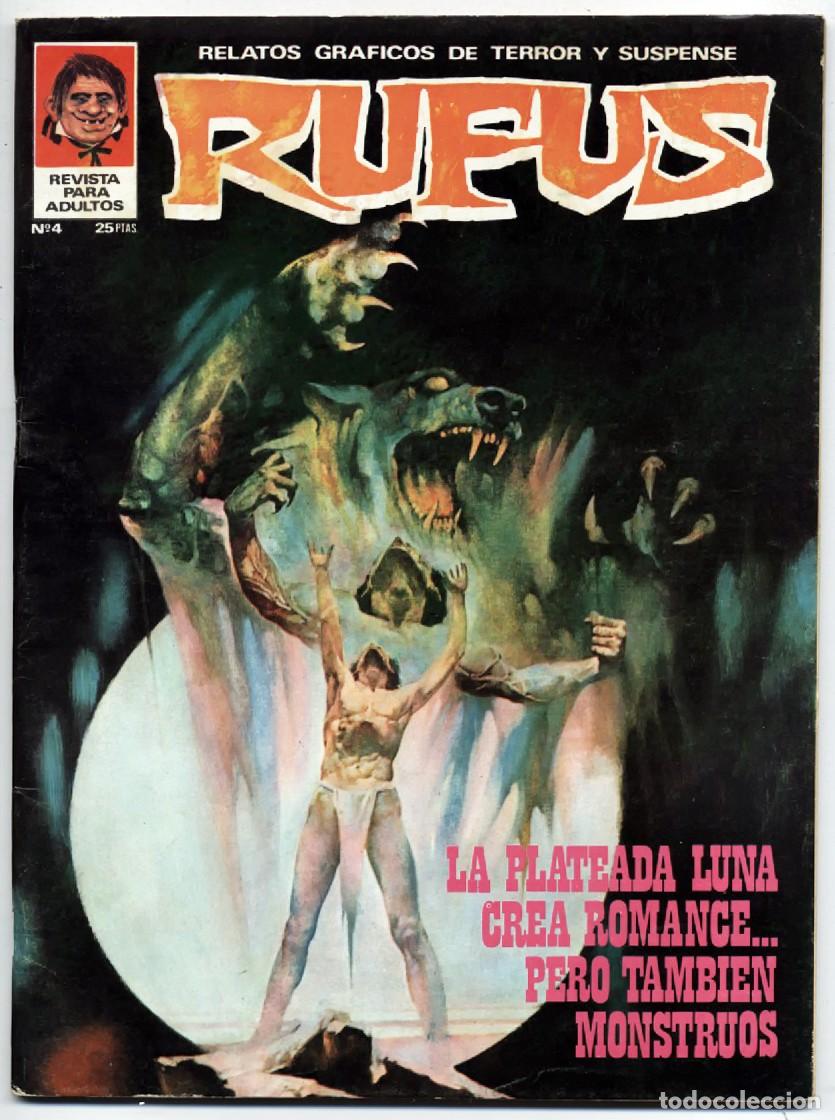 C&oacute;mics: RUFUS N&ordm; 4 RELATOS DE TERROR Y SUSPENSE IBERO MUNDIAL GARBO EDITORIAL 1973