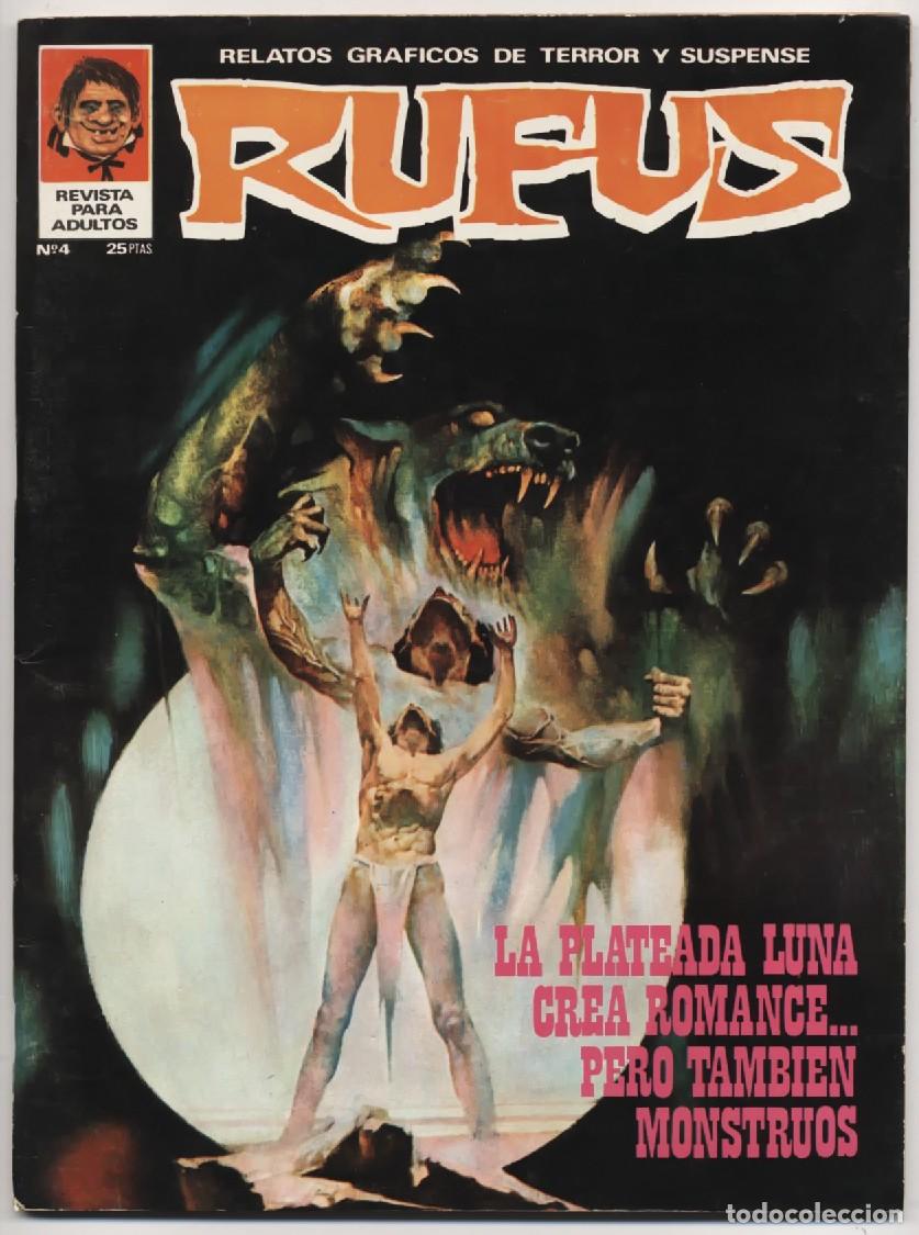C&oacute;mics: RUFUS N&ordm; 4 RELATOS DE TERROR Y SUSPENSE IBERO MUNDIAL GARBO EDITORIAL 1973