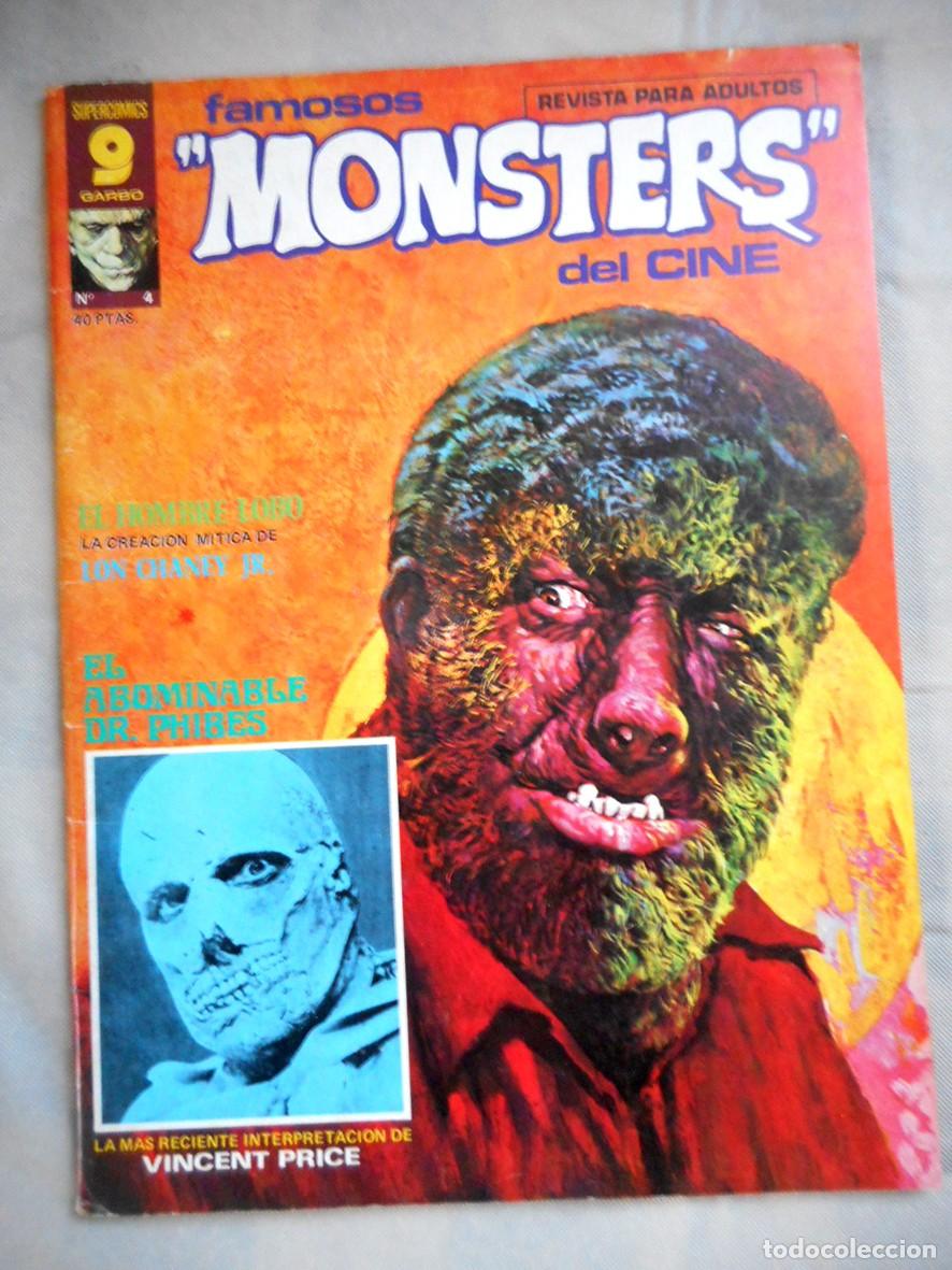 Comics: FAMOSOS MONSTERS DEL CINE N&ordm;4 (GARBO-JULIO 1975)