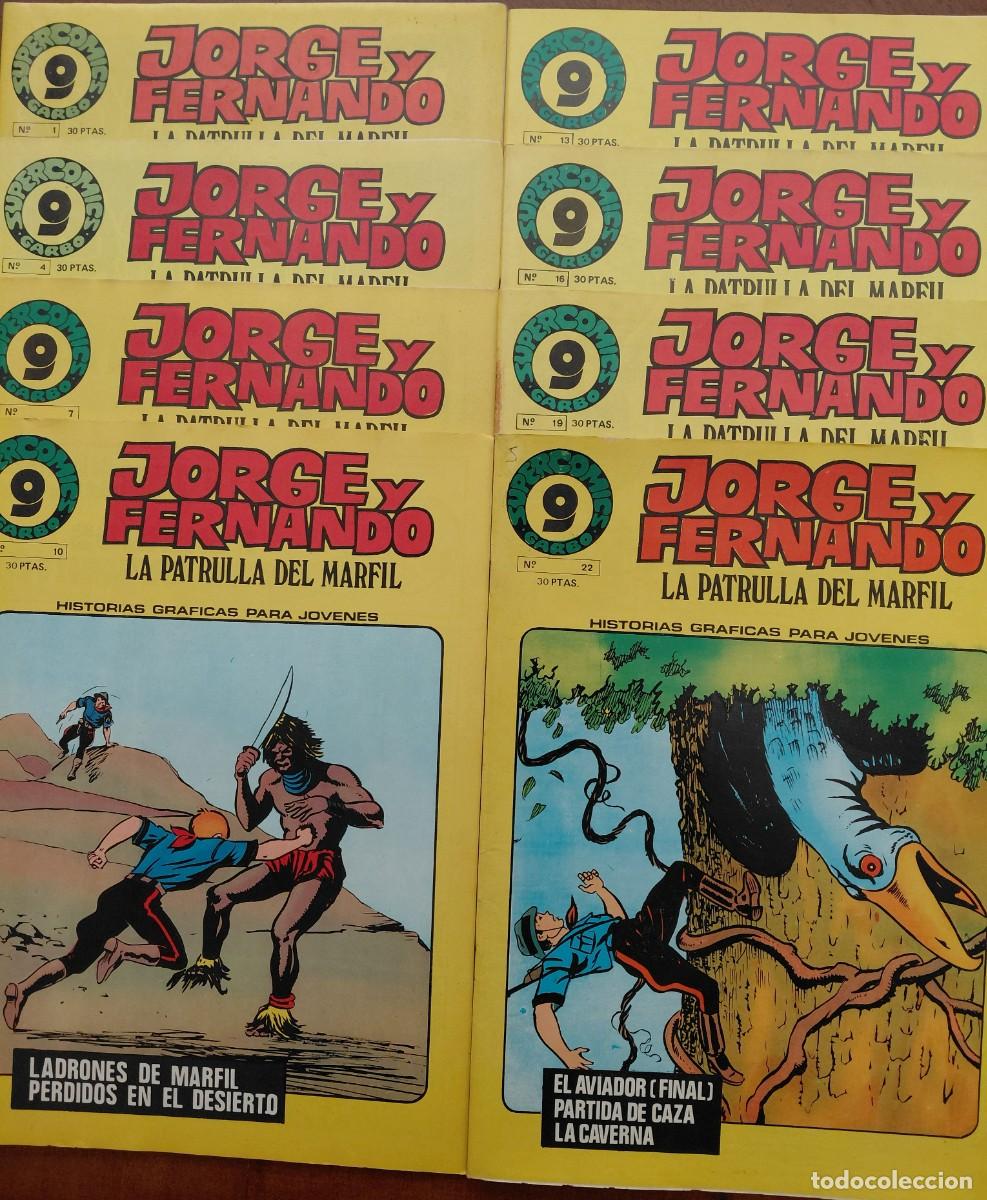 Comics : SUPERCOMICS GARBO COLECCI&Oacute;N COMPLETA: JORGE Y FERNANDO - MADRAKE - CORRIGAN (GARBO EDITORIAL - 1976)