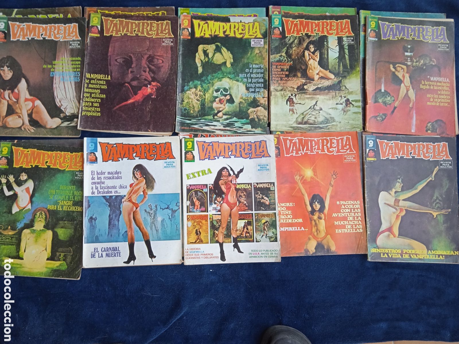 C&oacute;mics: VAMPIRELLA, LOTE DE 20 EJEMPLARES , MAS EXTRA - edita : Garbo editorial - a&ntilde;os 70