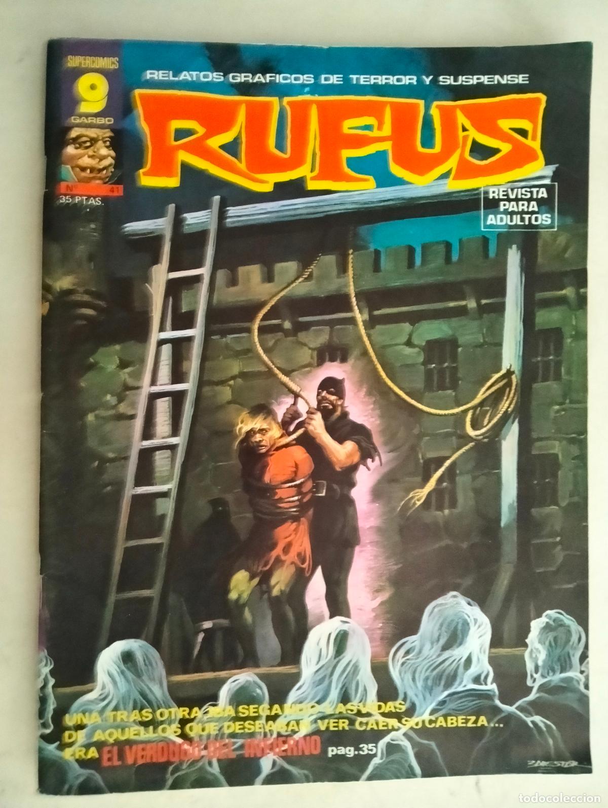 Comics: RUFUS N&ordm; 41, EDITORIAL GARBO, A&Ntilde;O 1973