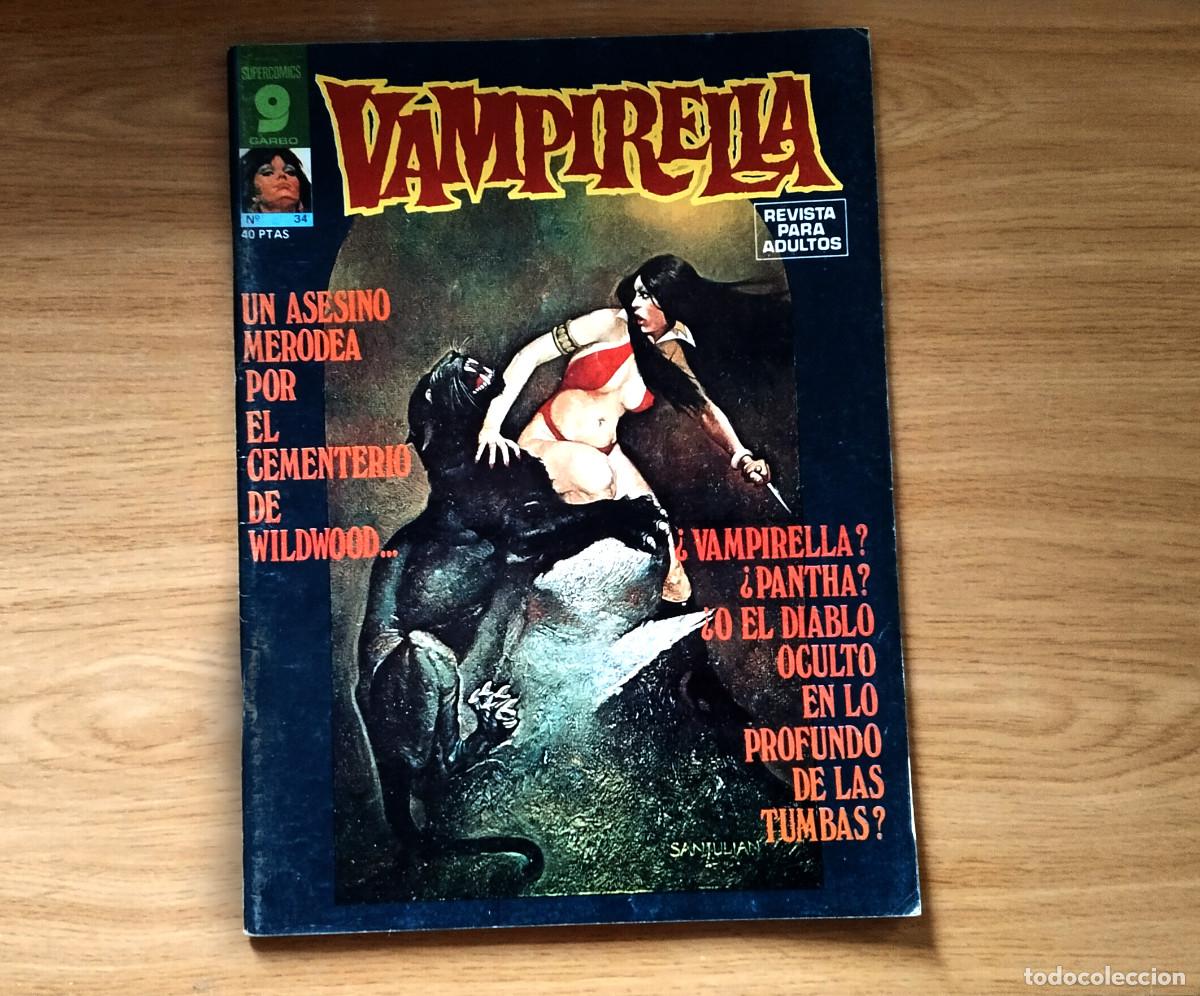 C&oacute;mics: VAMPIRELLA 34- ED GARBO, GRAPA, 1975 - LEE CONDICIONES