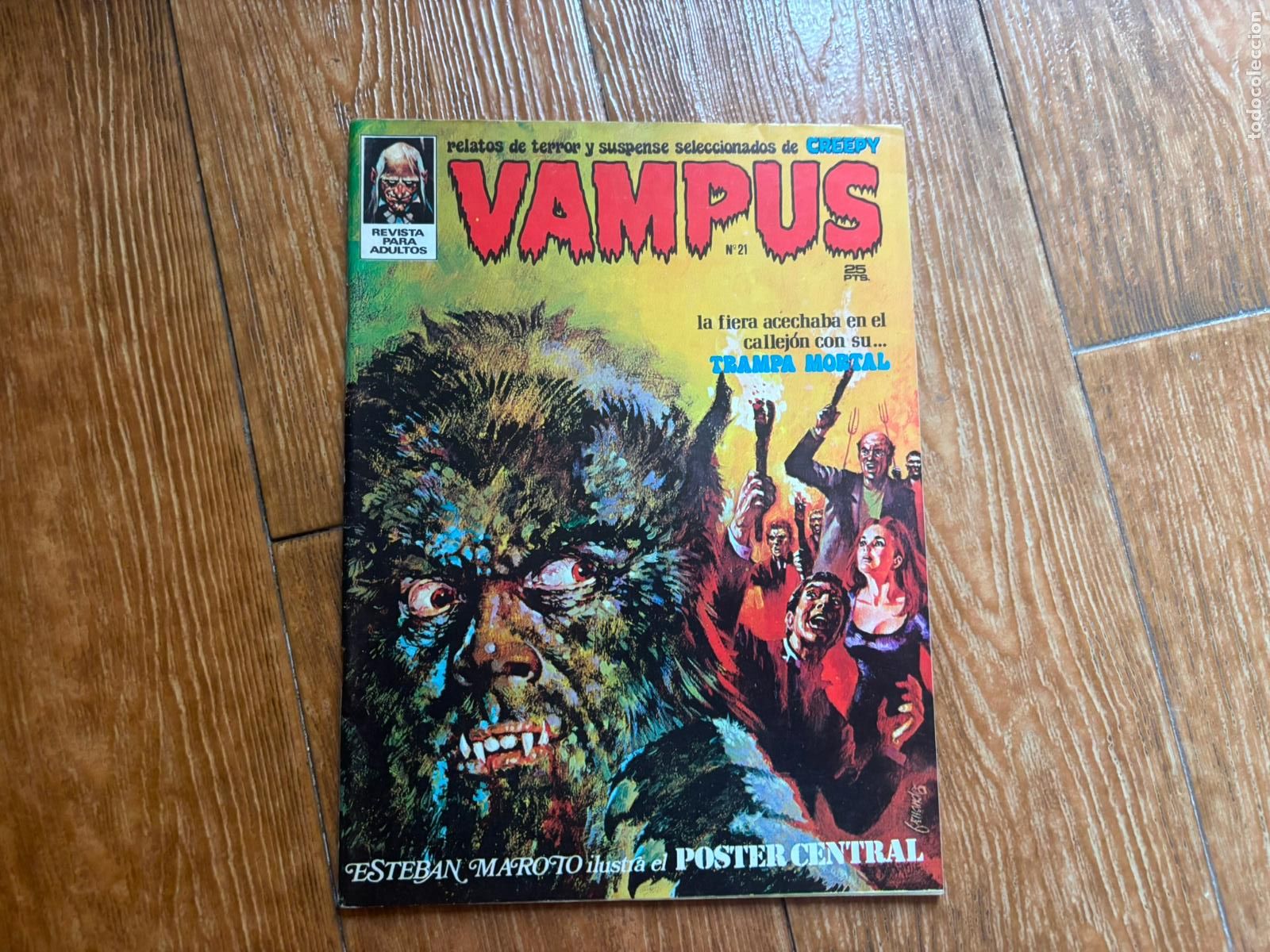 C&oacute;mics: VAMPUS N&ordm; 21 EDITORIAL GARBO CON EL POSTER