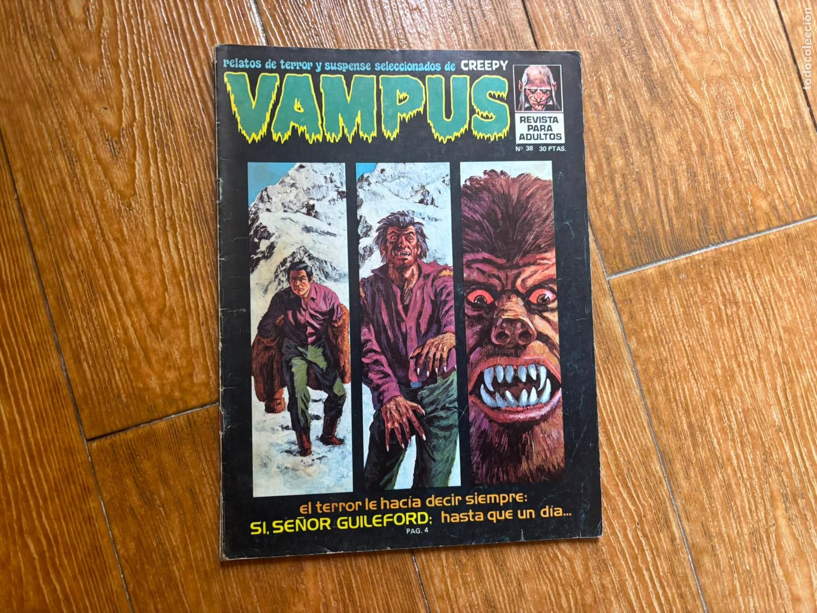 C&oacute;mics: VAMPUS N&ordm; 38 EDITORIAL GARBO SIN EL POSTER