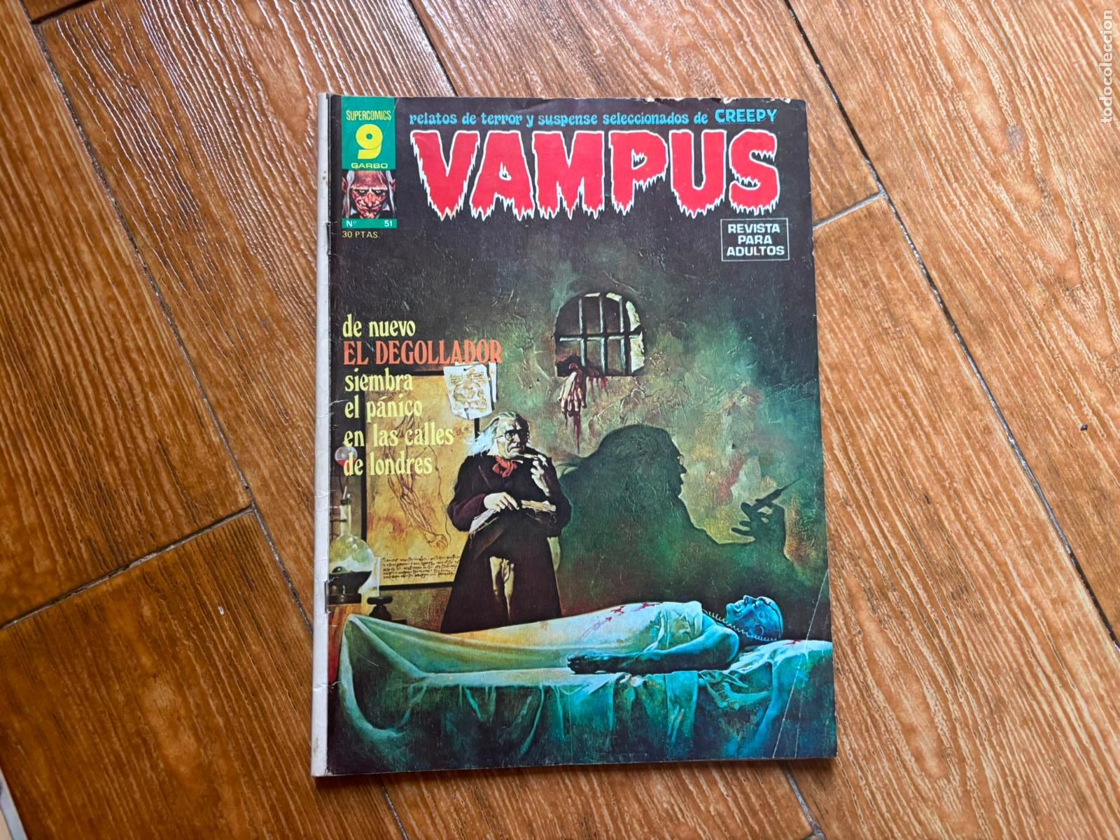 C&oacute;mics: VAMPUS N&ordm; 51 EDITORIAL GARBO SIN EL POSTER