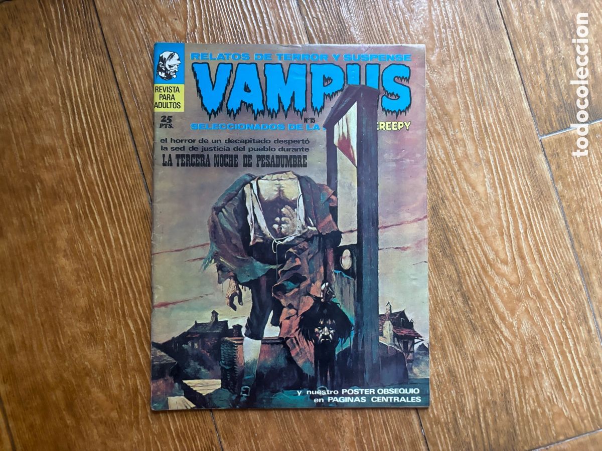 C&oacute;mics: VAMPUS N&ordm; 15 EDITORIAL GARBO CON EL POSTER - Foto 1