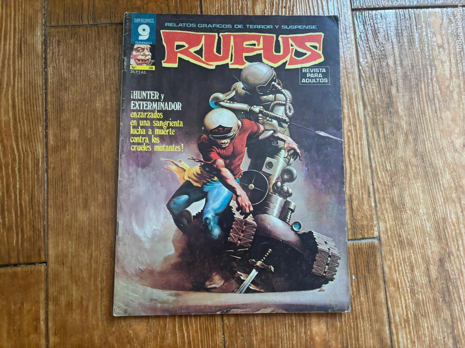 C&oacute;mics: RUFUS N&ordm; 38 RELATOS DE TERROR Y SUSPENSE EDITORIAL GARBO 1973.