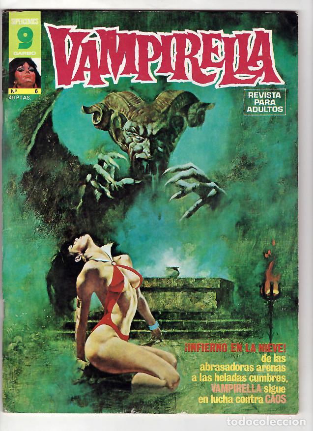 C&oacute;mics: VAMPIRELLA 06- ED GARBO, GRAPA, 1975 MBE- LEE CONDICIONES