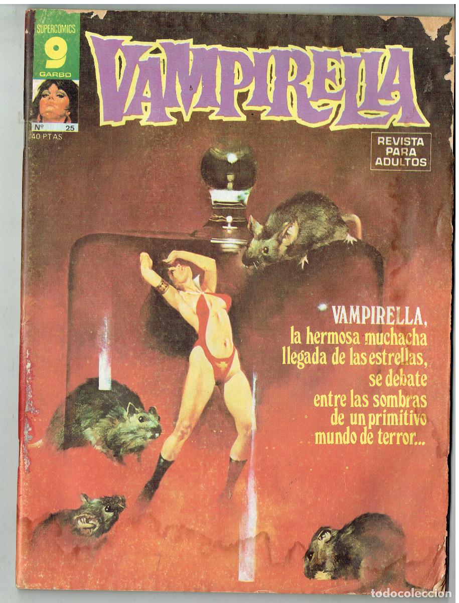 C&oacute;mics: VAMPIRELLA. N&ordm; 25. GARBO EDITORIAL, 1976. (B/48.2 RUM)