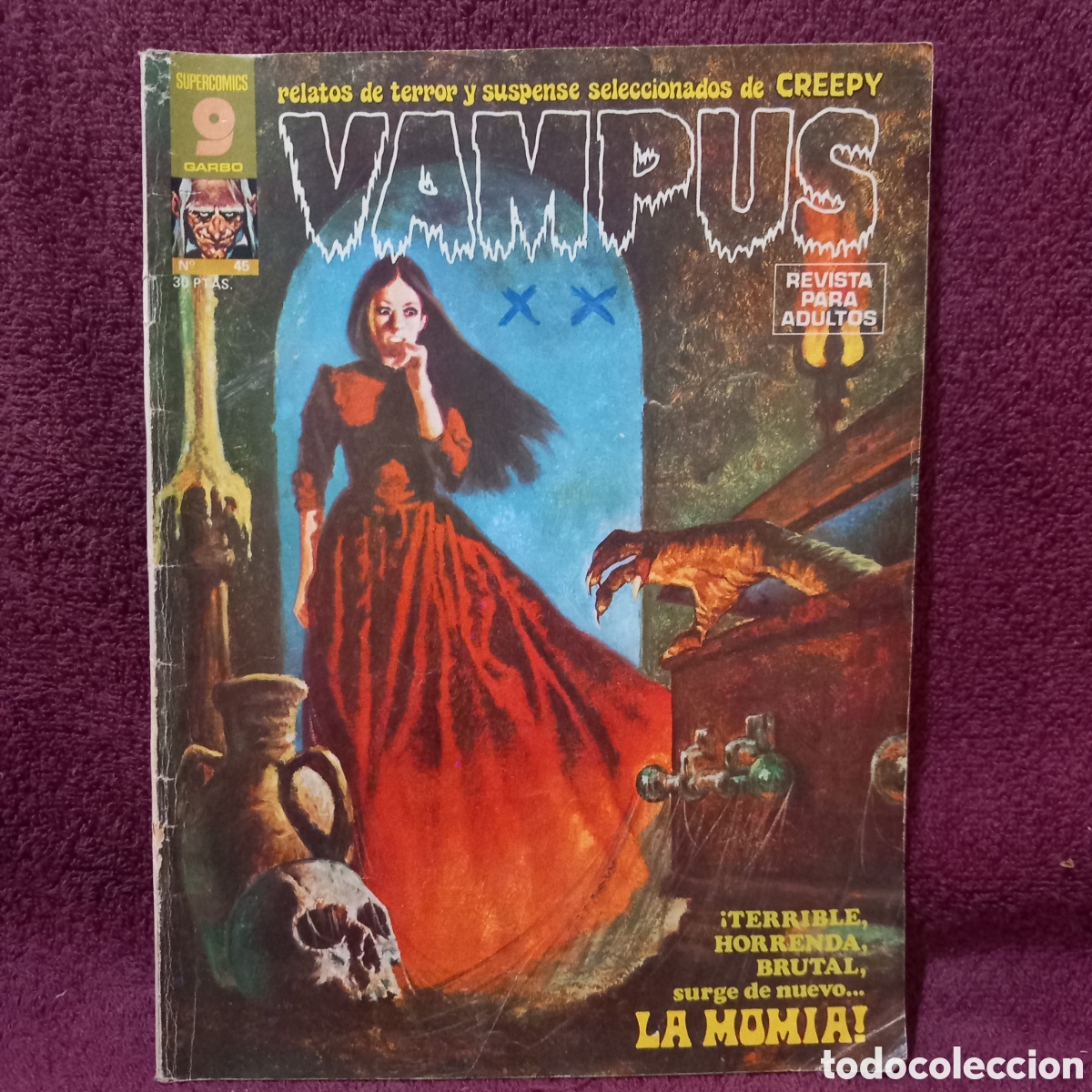 C&oacute;mics: VAMPUS N&deg;45 SUPERCOMICS GARBO/LA MOMIA(INCLUYE POSTER)
