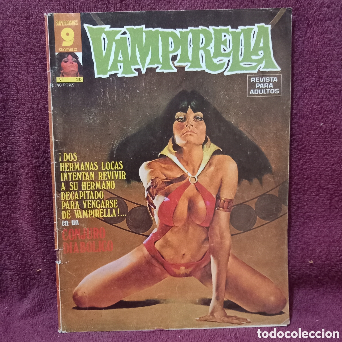 C&oacute;mics: VAMPIRELLA N&deg;20/CONJURO DIABOLICO(SUPERCOMICS GARBO)