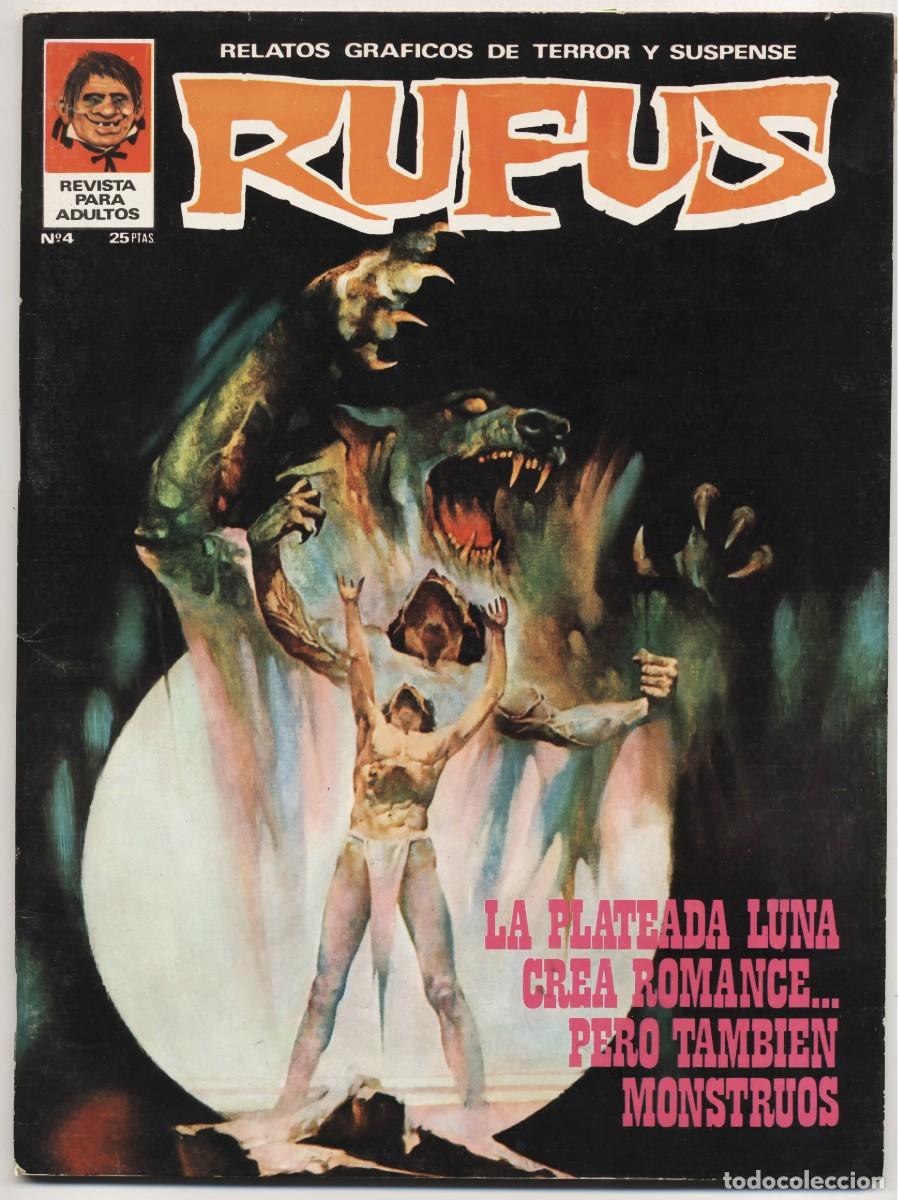 C&oacute;mics: RUFUS N&ordm; 4 RELATOS GRAFICOS DE TERROR Y SUSPENSE GARBO 1973 BUEN ESTADO